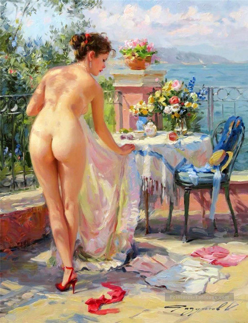 Une jolie femme KR 031 Impressionist Peintures à l'huile
